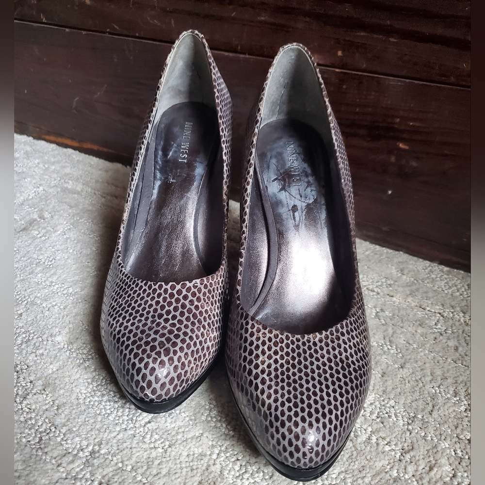 Nine West Snakeskin Heels